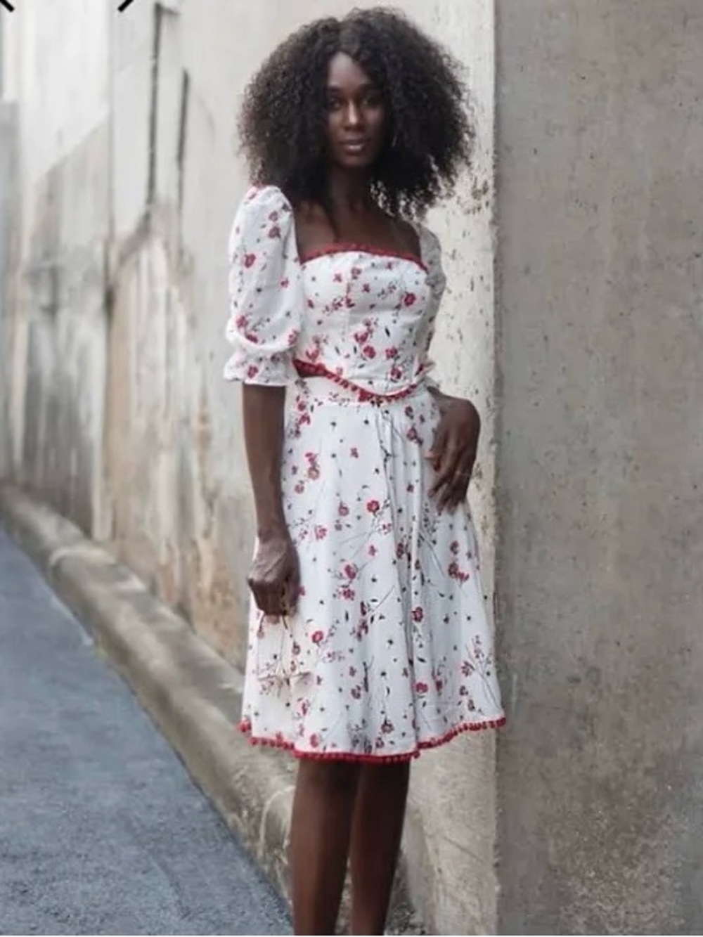By Egreis Rosemary floral top and skirt set M/L